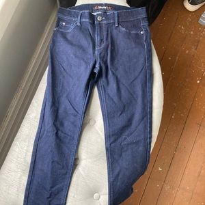 Girls 16 slim dark jeans
